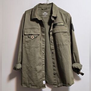 Only & Sons Olive Green Military Style Jacket